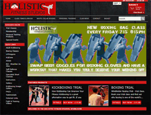 Tablet Screenshot of holistic-fitness.net